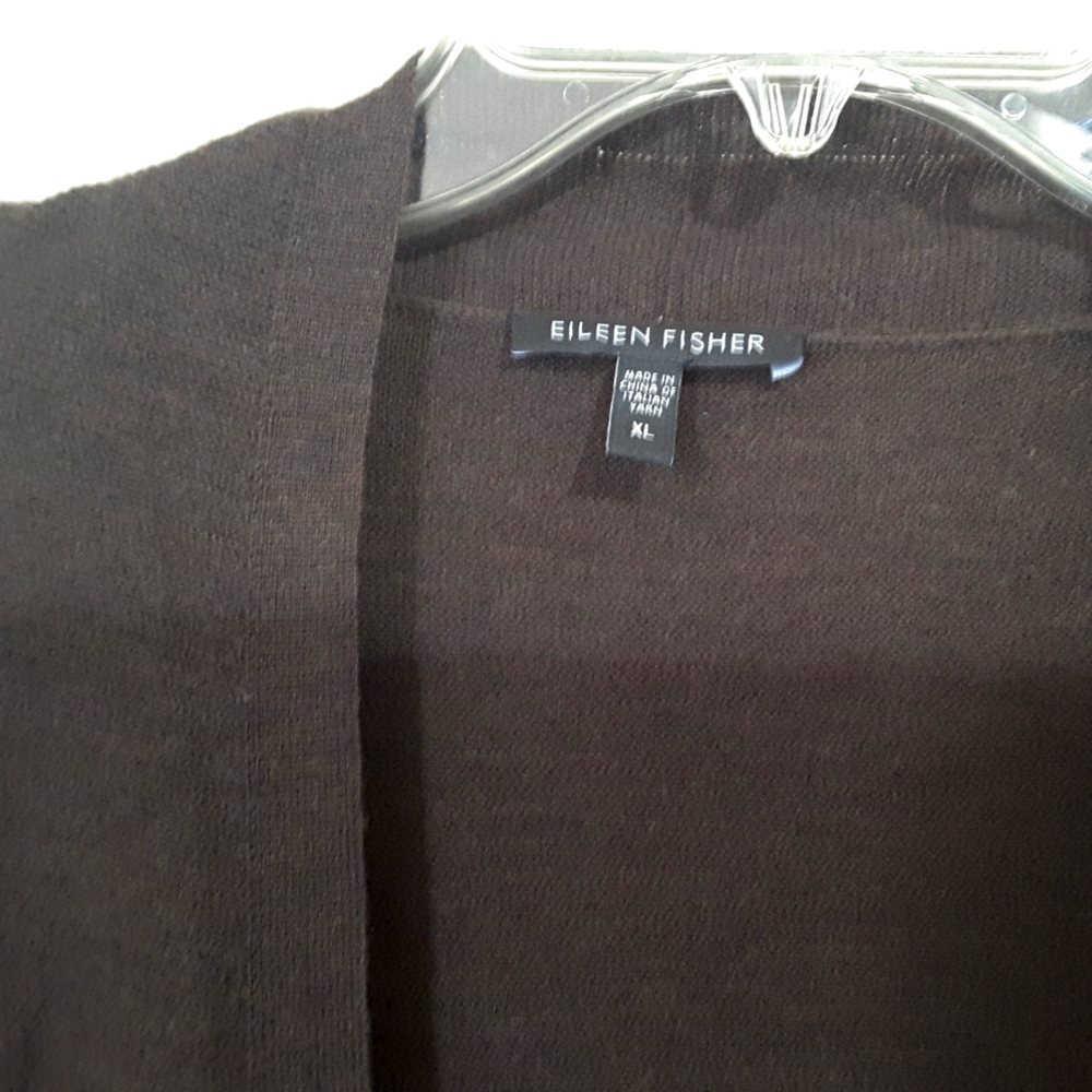 Eileen Fisher Cardigan merino wool Sweater XL